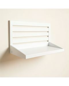 Flint Dell Wall-Mounted Entryway Organizer Shelf - White (synthetic illustration; no displayed measurements)