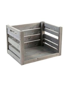 Slate Branch Empty Furniture-Style Pet Crate - Gray