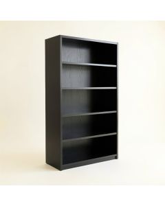 Moss Bluff Freestanding Bookcase - Black (synthetic illustration; no displayed measurements)
