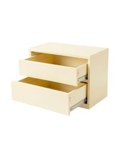 Cliff Bend Small-Parts Storage Drawer Cabinet - Ivory
