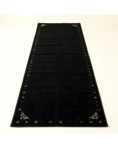 Ridge Canyon Narrow Runner Rug - Black (synthetic illustration; no displayed measurements)