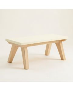 Briar Bend Indoor Bench - Cream (synthetic illustration; no displayed measurements)