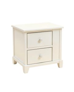 Afshari 2 - Drawer Nightstand In White (synthetic illustration; no displayed measurements)