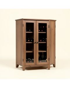 Aadil Open Shelf Bar Cabinet With Wine Storage (synthetic illustration; no displayed measurements)