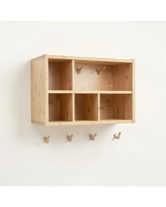 Spruce Canyon Wall-Mounted Entryway Organizer Shelf - Beige (synthetic illustration; no displayed measurements)