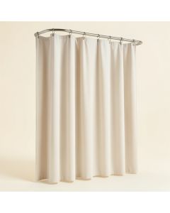 Sonia Cotton Solid Single Shower Curtain (synthetic illustration; no displayed measurements)