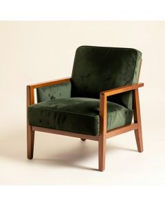 Straus 27.6 '' Wide Velvet Side Chair (synthetic illustration; no displayed measurements)