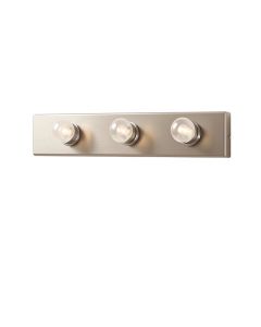 3 - Light Dimmable Brushed Vanity Light