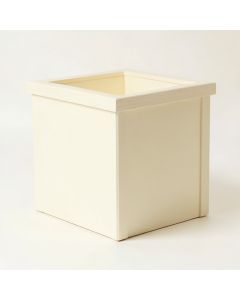 Dawn Bluff Closed Outdoor Storage Box - Cream (synthetic illustration; no displayed measurements)