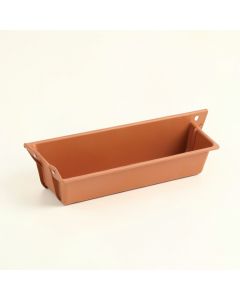Lake Arc Empty Railing Planter With Integral Brackets (synthetic illustration; no displayed measurements)