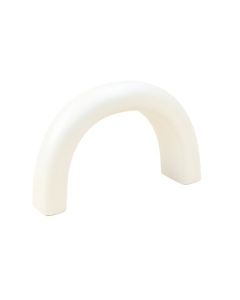 Spruce Arc Cabinet Handle Without Packaging - White