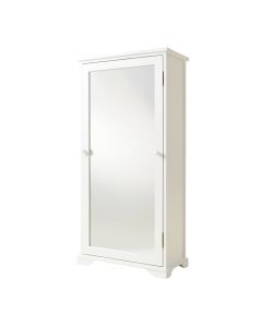 Bracondale Frameless Over The Door Jewelry Armoire With Mirror