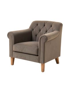 Fletchley 32 '' Wide Tufted Polyester Armchair (synthetic illustration; no displayed measurements)