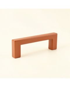 Flint Brook Cabinet Handle Without Packaging - Terracotta (synthetic illustration; no displayed measurements)
