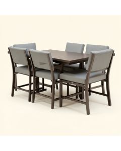 California Square 2-Person 27.6 '' Long Bar Height Dining Set With Cushions (synthetic illustration; no displayed measurements)
