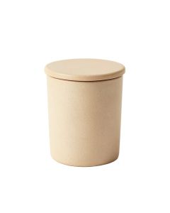 Heath Bridge Storage Canister With Lid - Beige
