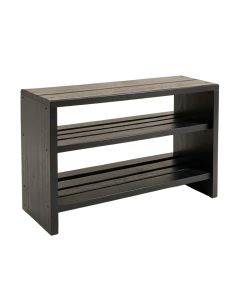 Spruce Canyon Shoe Storage Bench - Black (synthetic illustration; no displayed measurements)