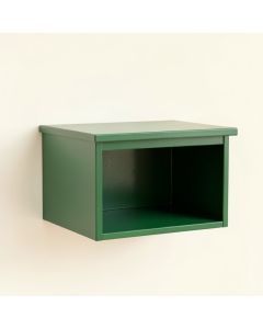 Laurel Bend Wall-Mounted Shelf - Green (synthetic illustration; no displayed measurements)