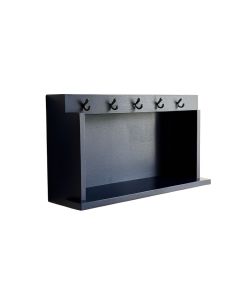 River Bend Wall-Mounted Entryway Organizer Shelf - Navy
