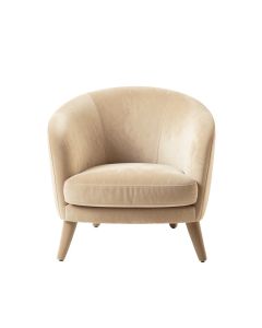 Cedar Branch Upholstered Armchair - Beige (synthetic illustration; no displayed measurements)