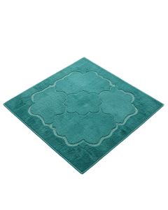 Selig Double Quatrefoil Tufted `` 4 X 6 '' Teal Indoor/Outdoor Area Rug (synthetic illustration; no displayed measurements)