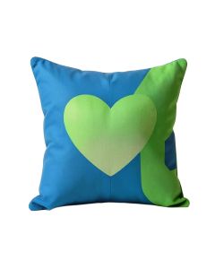 Bright Eye Heart I Love Rock Climbing Pillow Cover