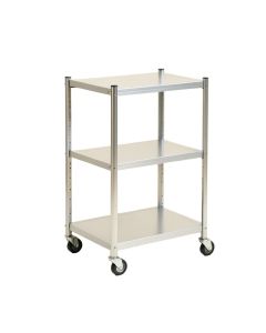 Clarabelle 24.8 '' H X 17.72 '' W X 10.63 '' D Kitchen Storage Cart