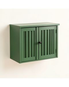 Hill Branch Wall-Mounted Entry Cabinet - Green (synthetic illustration; no displayed measurements)