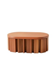 Wren Bend Shoe Storage Bench - Terracotta