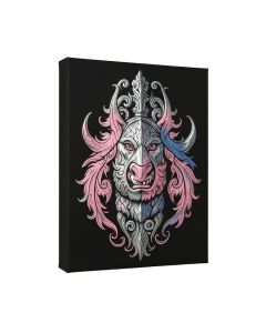 Wood Graphic Art Print On Canvas