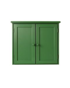 Birch Crest Wall-Mounted Laundry Cabinet - Green