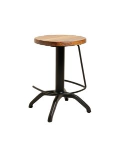 Elenora Swivel Solid Wood Bar & Counter Stool (synthetic illustration; no displayed measurements)