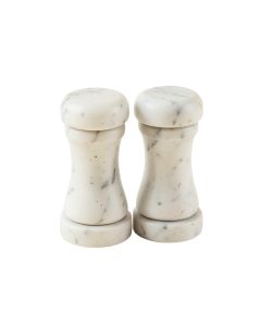Creative Co-Op Marble Stacking Pinch Pots Salt & Pepper Accessories