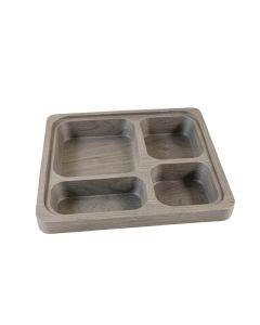 Maple Branch Empty Pantry Drawer Organizer Insert - Gray