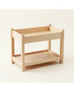 Clay Branch Empty Countertop Canister Rack - Beige (synthetic illustration; no displayed measurements)