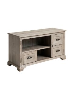 Console Table Sofa Table With Storage Console Tables For Entryway With Drawers And Shelf Rectangular Living Room Table Solid Wood Long ( Antique Grey )