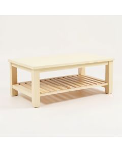 Ridge Brook Coffee Table - Cream (synthetic illustration; no displayed measurements)