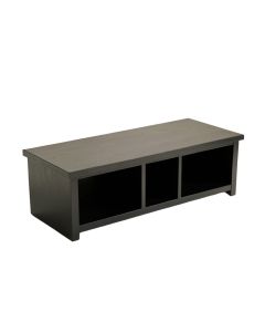 Lake Canyon Shoe Storage Bench - Black (synthetic illustration; no displayed measurements)
