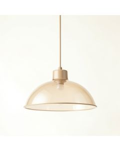 Briar Crossing Pendant Light Suspended From One Plain Cable - Beige (synthetic illustration; no displayed measurements)