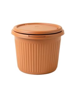 Juniper Bridge Closed Garden Compost Bin - Terracotta (synthetic illustration; no displayed measurements)
