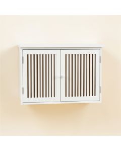 Juniper Dell Wall-Mounted Entry Cabinet - White (synthetic illustration; no displayed measurements)
