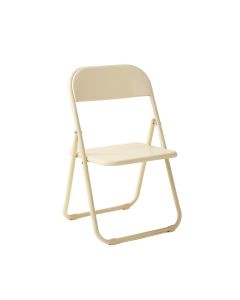 Aspen Bridge Folding Outdoor Chair - Ivory (synthetic illustration; no displayed measurements)