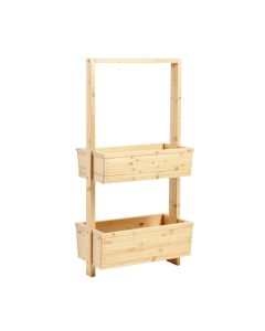 Linden Canyon Empty Vertical Garden Frame - Ivory