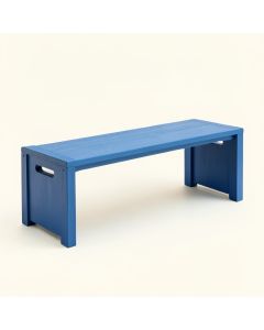 Moss Bend Narrow Outdoor Storage Bench - Blue (synthetic illustration; no displayed measurements)