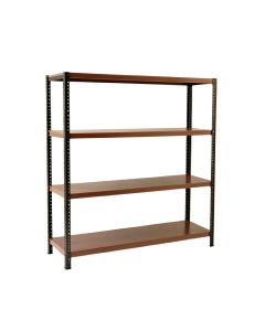 Donovan 80 '' H X 60 '' W X 13.5 '' D Bookcase Industrial Large Open Storage Shelf