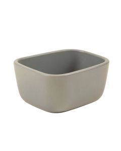 Ash Bridge Empty Railing Planter With Integral Brackets - Gray