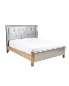 Loucks Wooden Upholstered Sleigh Bed (synthetic illustration; no displayed measurements)