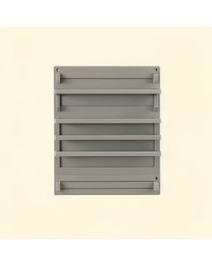 Harbor Bridge Empty Wall-Mounted Tool Organizer Panel - Gray (synthetic illustration; no displayed measurements)