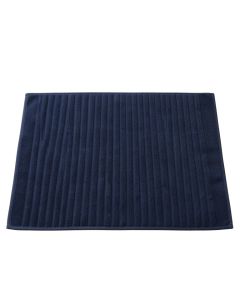 Harbor Bridge Bath Mat - Navy (synthetic illustration; no displayed measurements)