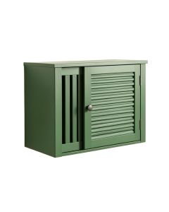 Shore Edge Wall-Mounted Entry Cabinet - Green (synthetic illustration; no displayed measurements)